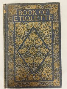Book Of Etiquette 1921 Volume 1 Lillian Eichler First Ed. Nelson Doubleday HC 