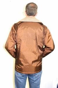 VINTAGE Peters Ski Wear Mens Heavy Insulated Coat Iridescent Copper NWOT - Fashionconstellate.com