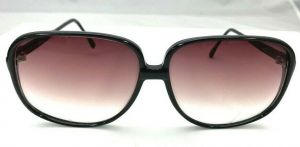 Vintage Anne Klein Riviera Sunglasses Cool Italy Big Lens 1980s Rose Gradient - Fashionconstellate.com
