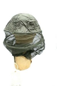 Military Issue Insect Net Hat Mosquito Headnet M-1944 New Old Stock 