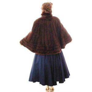 Vintage 40s Dark Brown SABLE Fur Convertible Stole O/S Hollywood Glamour - Fashionconstellate.com