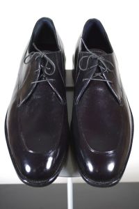 Unworn 70s Freeman Free-Flex dress shoes shiny black leather | Size 11C - Fashionconstellate.com