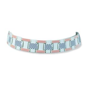 60s Stars and Stripes Adjustable Plastic Link Belt - Fashionconstellate.com