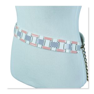 60s Stars and Stripes Adjustable Plastic Link Belt