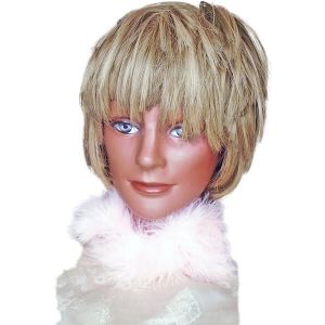 1970s Shaggy Frosted Wig, Tina Turner Shag Hair, Glam Rock - Fashionconstellate.com