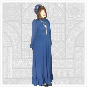 70s Renaissance Dress, Juliet Gown Has it ALL, Statement Sleeves Medieval Fantasy